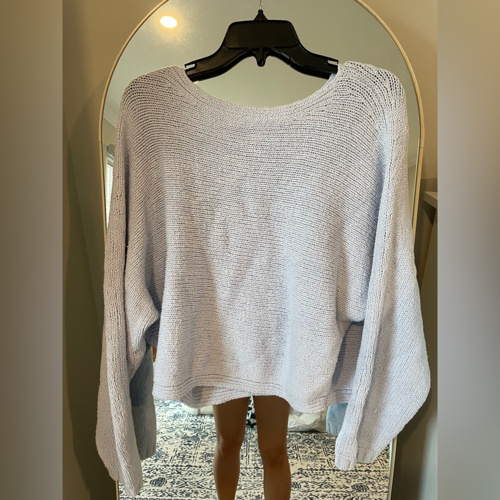 Women's Abercrombie Light Blue Sweater
